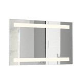 Espejo de Baño Udine Plateado 90x60cm Rectangular con Biselado - Espejos de Baño | Bylmo