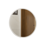 Espejo de Baño Venezia Plateado 50x50cm Redondo con Biselado - Espejos de Baño | Bylmo
