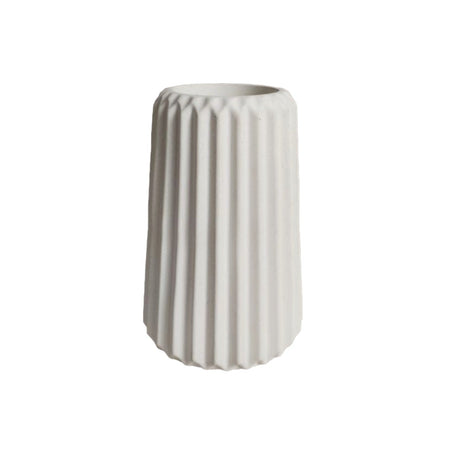 Florero Adamaris Blanco 7 cm Minimalista - Jardineria | Bylmo