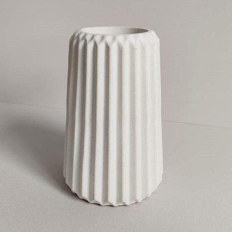 Florero Adamaris Blanco 7 cm Minimalista - Jardineria | Bylmo