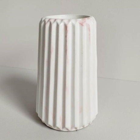 Florero Adamaris Marmól Rosa 7 cm Minimalista - Jardineria | Bylmo