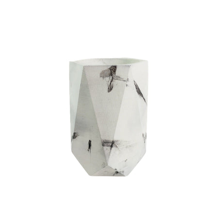 Florero Amalas Marmól Negro 7 cm Minimalista - Jardineria | Bylmo