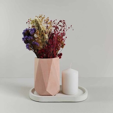 Florero Amalas Palo de Rosa 7 cm Minimalista - Jardineria | Bylmo
