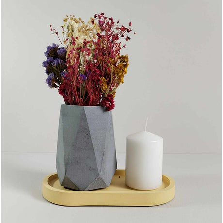 Florero Amalas Gris 7 cm Minimalista - Jardineria | Bylmo