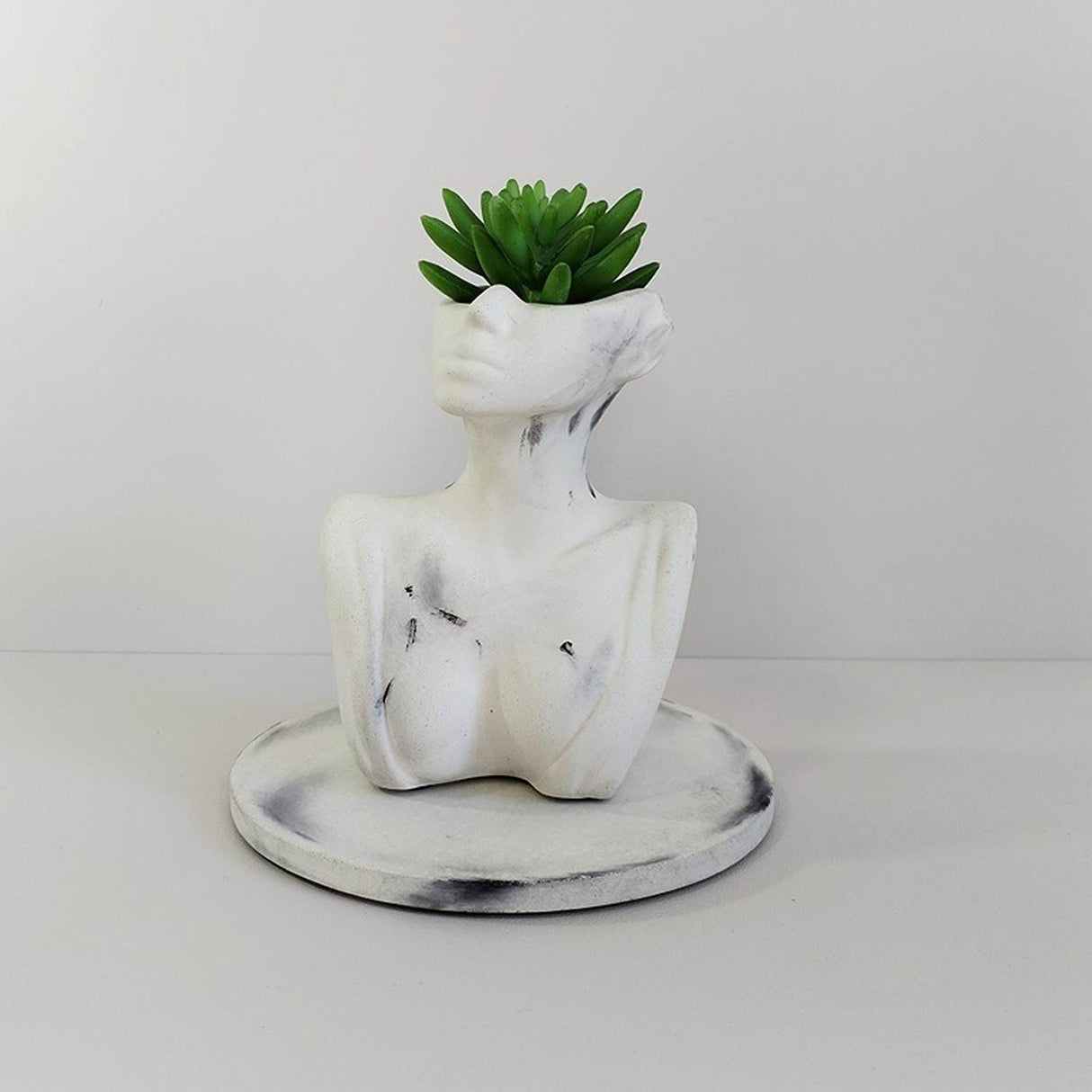 Florero Women Marmól Negro 7 cm Minimalista - Jardineria | Bylmo