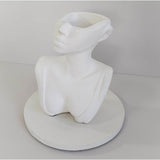 Florero Women Blanco 7 cm Minimalista - Jardineria | Bylmo