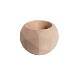 Matera de mesa Laia Nude 7x8cm de Cemento Circular de 0.3 Litros - Jardineria | Bylmo