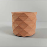 Matera de mesa Lira Terracota 7x6cm de Cemento Circular de 0.2 Litros - Jardineria | Bylmo