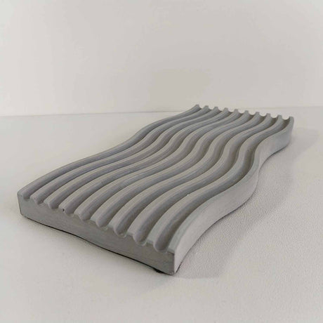 Bandeja Olas Gris 25 cm Minimalista - Utensilios y Accesorios | Bylmo
