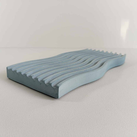 Bandeja Olas Azul Petróleo 25 cm Minimalista - Utensilios y Accesorios | Bylmo