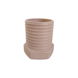 Matera de mesa Tornillo Palo de Rosa 10x10cm de Cemento Circular de 0.8 Litros - Jardineria | Bylmo