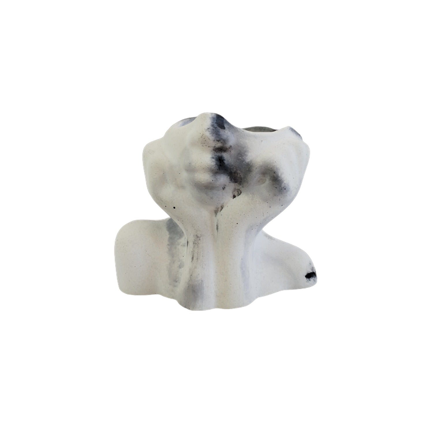 Florero Face Marmól Negro 5 cm Minimalista - Jardineria | Bylmo