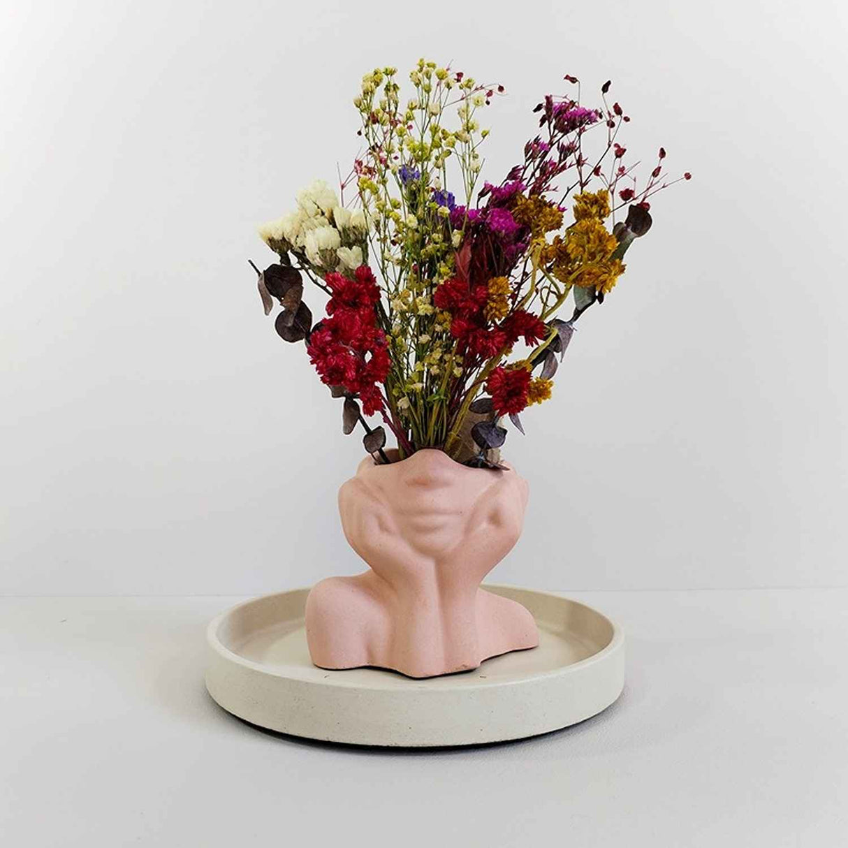 Florero Face Palo de Rosa 5 cm Minimalista - Jardineria | Bylmo