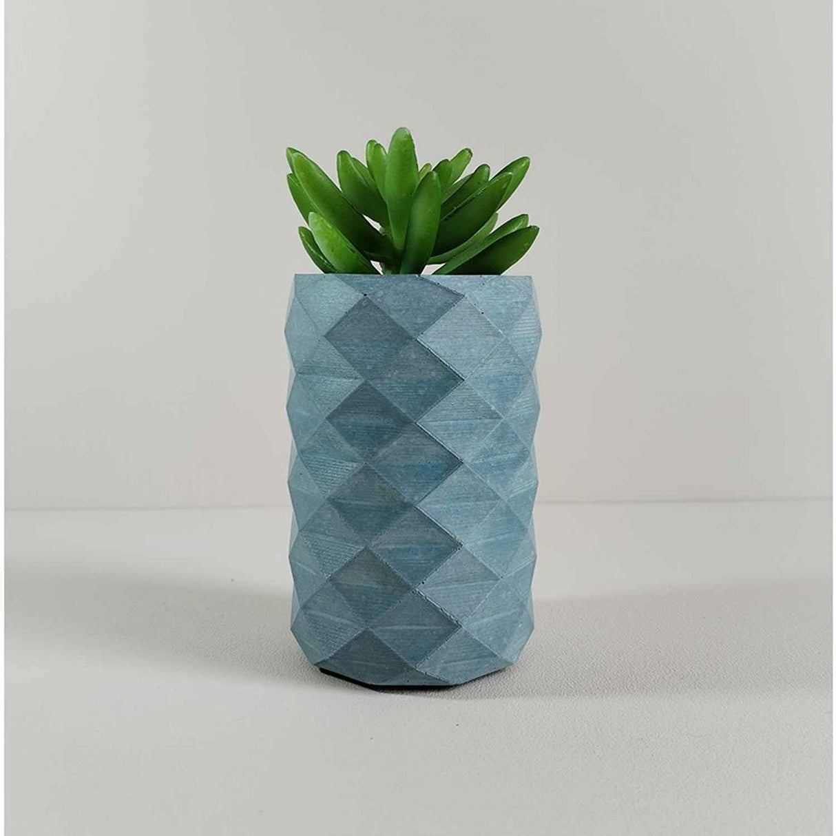 Florero Frida Azul Petróleo 6 cm Minimalista - Jardineria | Bylmo