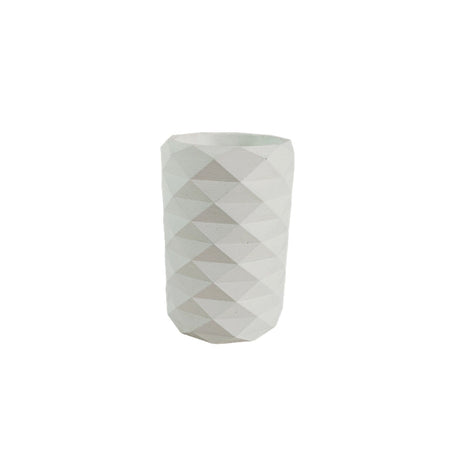 Florero Frida Blanco 6 cm Minimalista - Jardineria | Bylmo