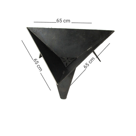 Fogata Blackburn Negro 65x65cm para Decoración de Asados en Exteriores - Asadores | Bylmo