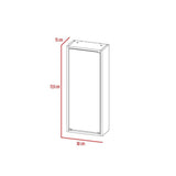 Gabinete Bosco Rovere 30 cm con Espejo - Gabinetes | Bylmo