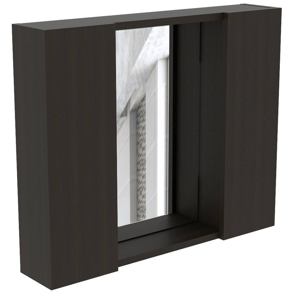 Gabinete Artemisa Wengue 60 cm con Dos Puertas y Espejo - Gabinetes | Bylmo