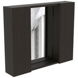 Gabinete Artemisa Wengue 60 cm con Dos Puertas y Espejo - Gabinetes | Bylmo