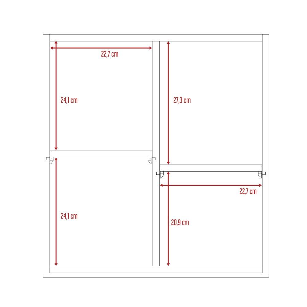 Gabinete Duma Rovere 50 cm con Espejo - Gabinetes | Bylmo