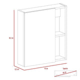 Gabinete Labelle Amareto 45 cm con Espejo y Entrepaños - Gabinetes | Bylmo