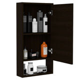 Gabinete Marianna Wengue 45 cm con Espejo y Entrepaño - Gabinetes | Bylmo