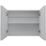 Gabinete Neve Blanco 47 cm con Dos Puertas y Espejo - Gabinetes | Bylmo
