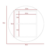 Gabinete Oval Wengue 60 cm con Espejo - Gabinetes | Bylmo