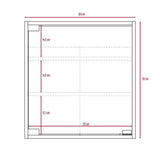 Gabinete Toledo Amareto 50 cm con Espejo - Gabinetes | Bylmo