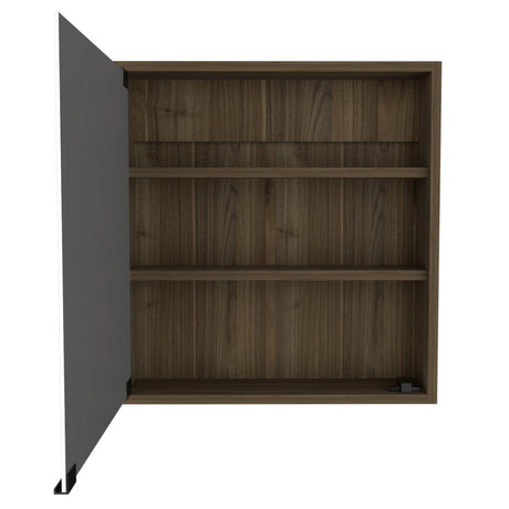 Gabinete de Baño Toledo Gales 50x53cm Cuadrado con Espejo y con Dos Entrepaños - Gabinetes | Bylmo