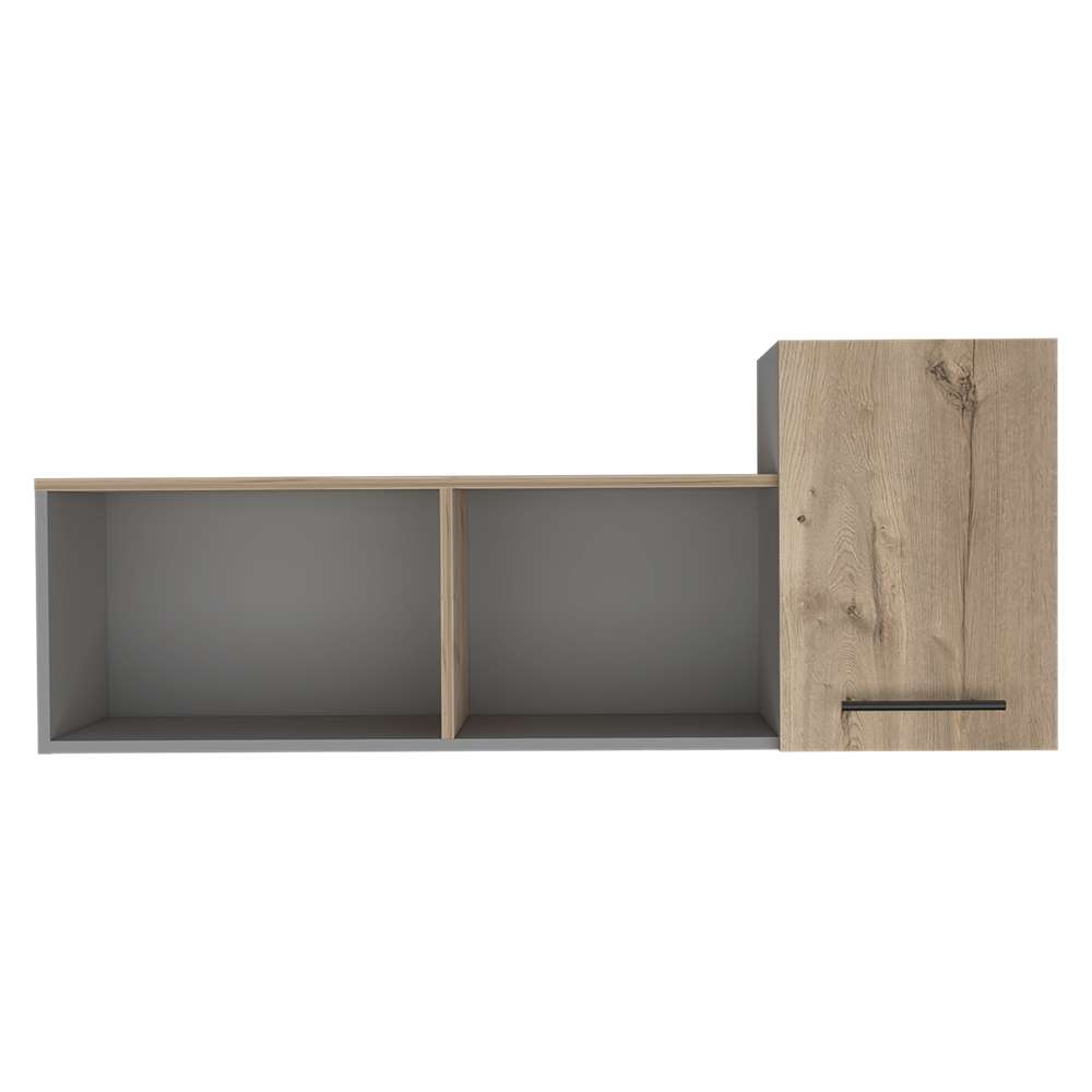 Biblioteca Flotante Newport Duna 122 cm con Entrepaños y Puerta - Bibliotecas | Bylmo