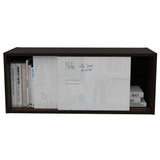 Mueble Note Wengue y Blanco 81 cm con Puertas Corredizas - Gabinetes | Bylmo