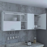 Mueble Superior con Cuatro Puertas Opra Blanco 150 cm - Cocinas | Bylmo