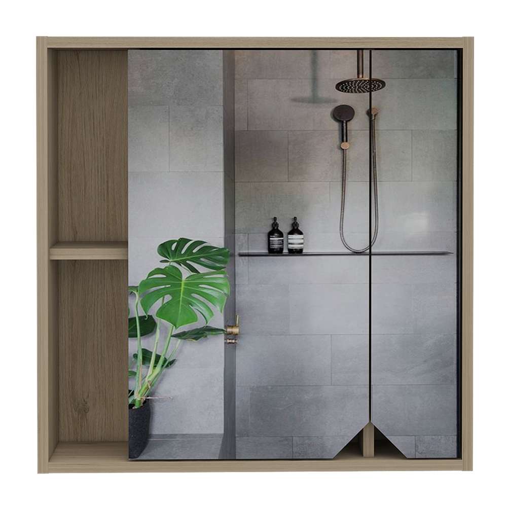 Gabinete Ara Rovere 60 cm con Espejo y Entrepaños - Gabinetes | Bylmo