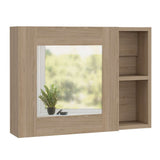 Gabinete Cairo Rovere 55 cm con Espejo y Entrepaños - Gabinetes | Bylmo