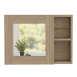 Gabinete Cairo Rovere 55 cm con Espejo y Entrepaños - Gabinetes | Bylmo