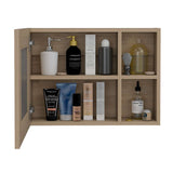 Gabinete Cairo Rovere 55 cm con Espejo y Entrepaños - Gabinetes | Bylmo