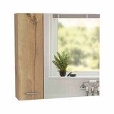 Gabinete de Baño Sines Duna 60x60cm Cuadrado con Espejo y con Dos Entrepaños - Gabinetes de Baño | Bylmo