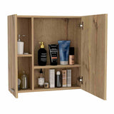 Gabinete de Baño Sines Duna 60x60cm Cuadrado con Espejo y con Dos Entrepaños - Gabinetes de Baño | Bylmo