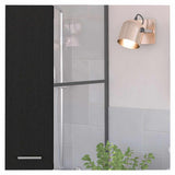 Gabinete de Baño Sines Plus Wengue 60x60cm Cuadrado con Espejo y con Dos Entrepaños - Gabinetes de Baño | Bylmo