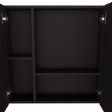 Gabinete de Baño Sines Plus Wengue 60x60cm Cuadrado con Espejo y con Dos Entrepaños - Gabinetes de Baño | Bylmo