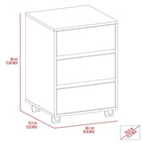 Archivador Artemisa Wengue 47 cm con Rodachines - Escritorios y Archivadores | Bylmo