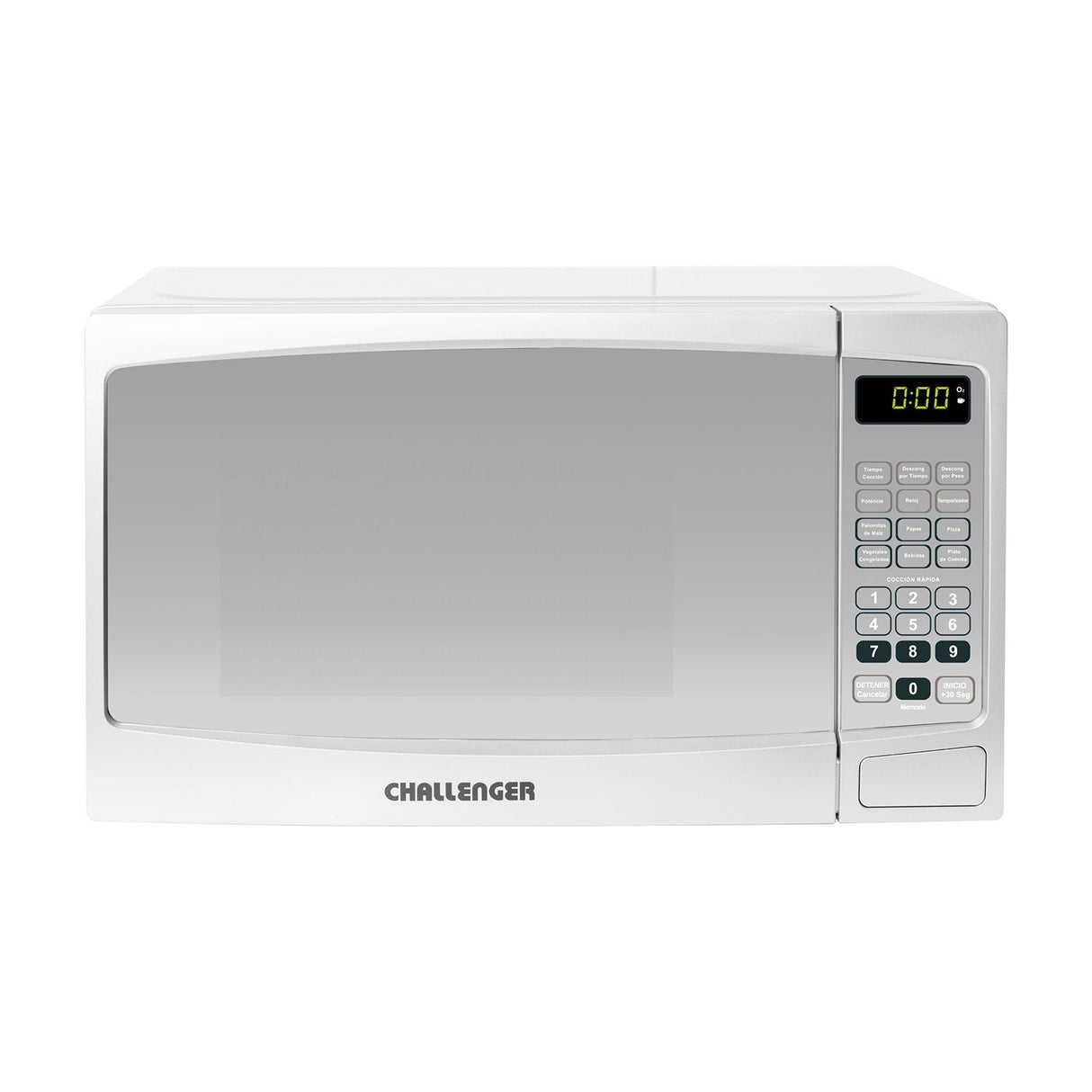 Horno Microondas Challenger Gris 43.9x33cm De Sobreponer y de 20 Litros