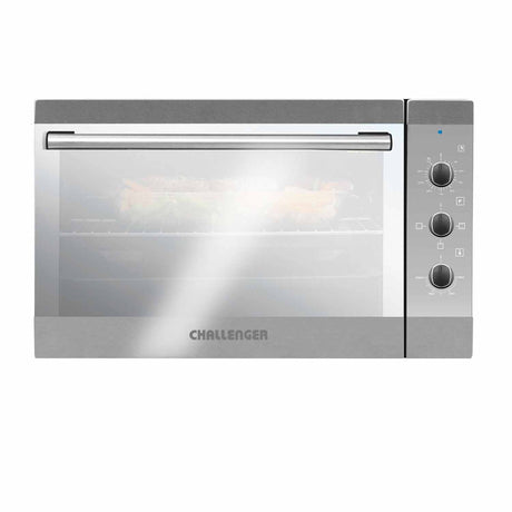 Horno de Empotrar Electrico Challenger Acero 60x36cm 36 Litros 220 Vatios y con Temporizador - Electrodomesticos | Bylmo