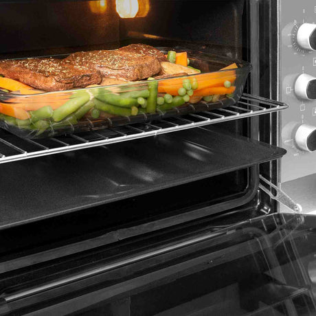 Horno de Empotrar Electrico Challenger Acero 60x36cm 36 Litros 220 Vatios y con Temporizador - Electrodomesticos | Bylmo
