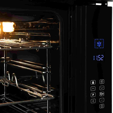 Horno de Empotrar Electrico Challenger Acero 90x48cm 88 Litros Con Pantalla Digital y con Temporizador - Electrodomesticos | Bylmo