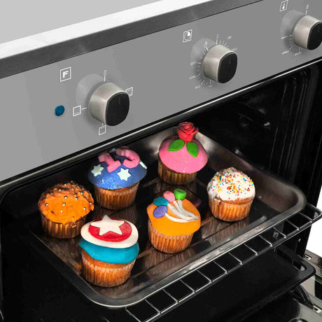 Horno de Empotrar Electrico Multifunción Challenger Acero 60x60cm 53 Litros y con Temporizador - Electrodomesticos | Bylmo