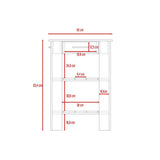 Mueble Auxiliar de Cocina Cala Duna y Blanco 65 cm con Entrepaños - Muebles Organizadores | Bylmo