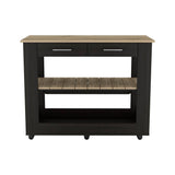 Mueble Auxiliar de Cocina Cala Blanco 116.8x92.7cm con Un Entrepaño y Cuatro Compartimientos - Cocinas | Bylmo