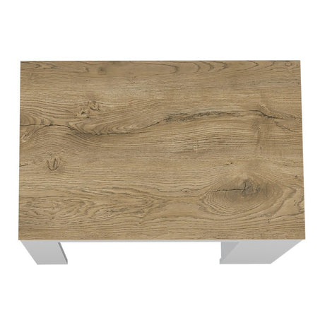 Isla de Cocina Macadamia 92x91cm con Dos Entrepaños y Tres Compartimientos - Barras y Muebles Auxiliares | Bylmo